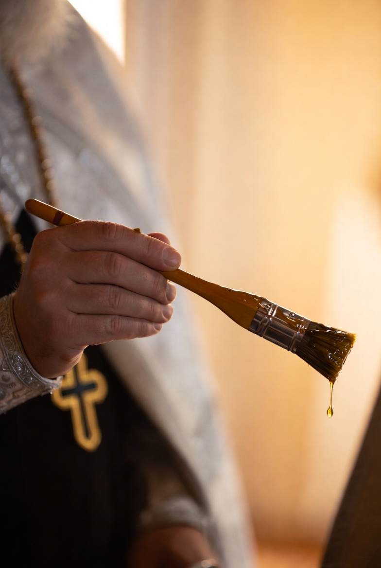Anointing with Holy Chrism